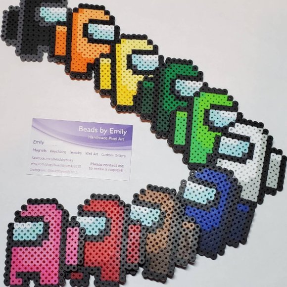 Set of 12 Among Us Magnets- Nerdy Geeky Home Decor - Picture 10 of 11